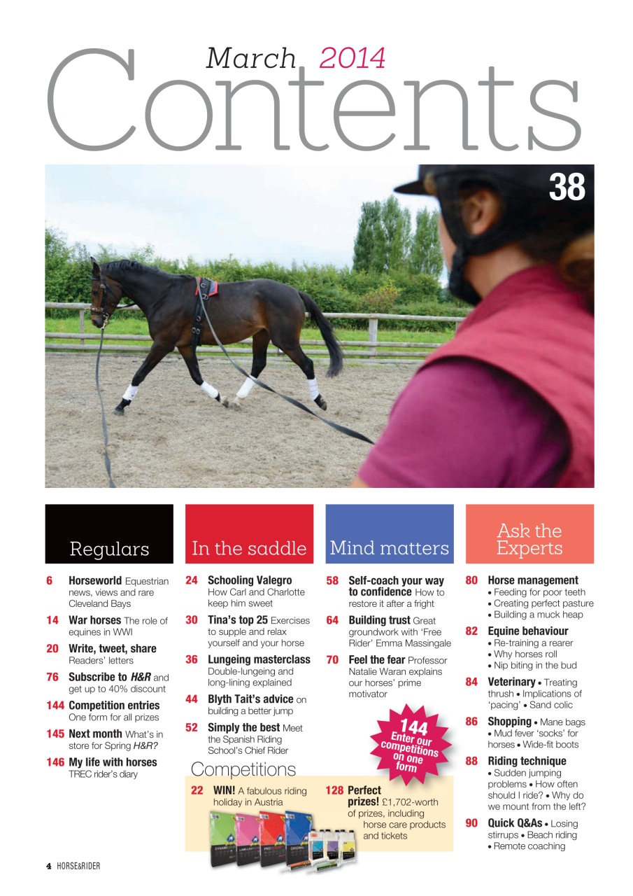 Horse&Rider Magazine - UK equestrian magazine for Horse and Rider Preview Pages