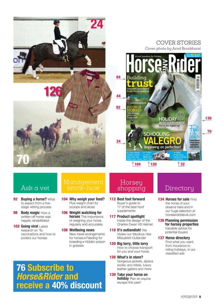 Horse&Rider Magazine - UK equestrian magazine for Horse and Rider Preview Pages