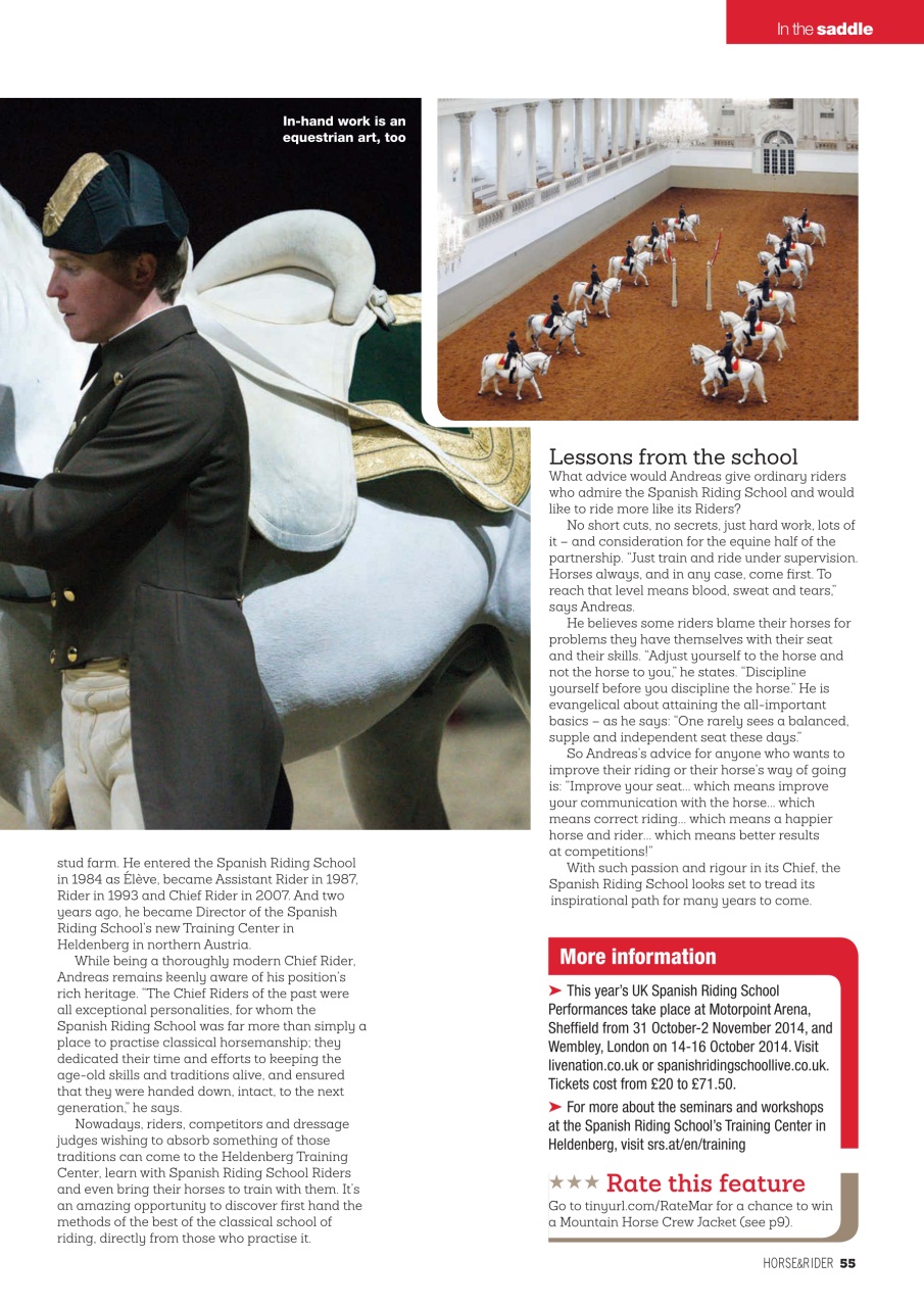 Horse&Rider Magazine - UK equestrian magazine for Horse and Rider Preview Pages