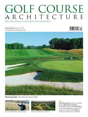 Golf Course Architecture issue January 2014