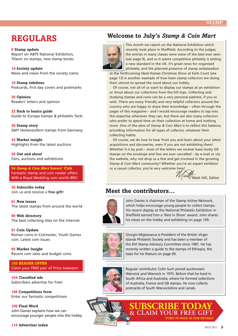 Stamp Collector Preview Pages