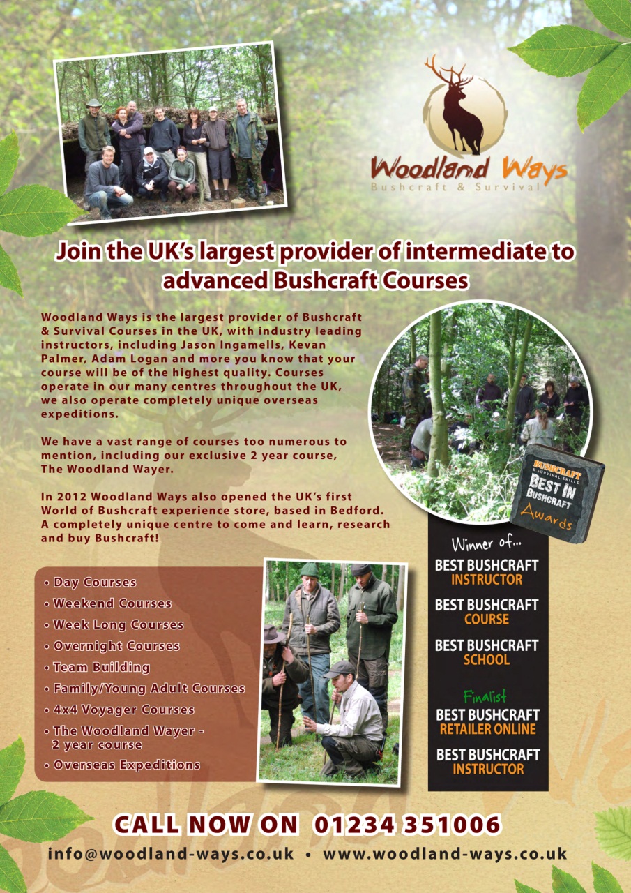 Bushcraft & Survival Skills Magazine Preview Pages