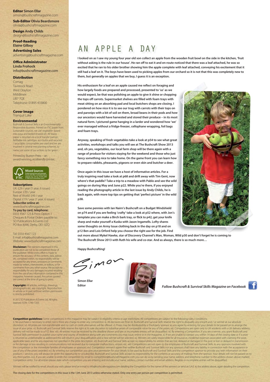 Bushcraft & Survival Skills Magazine Preview Pages
