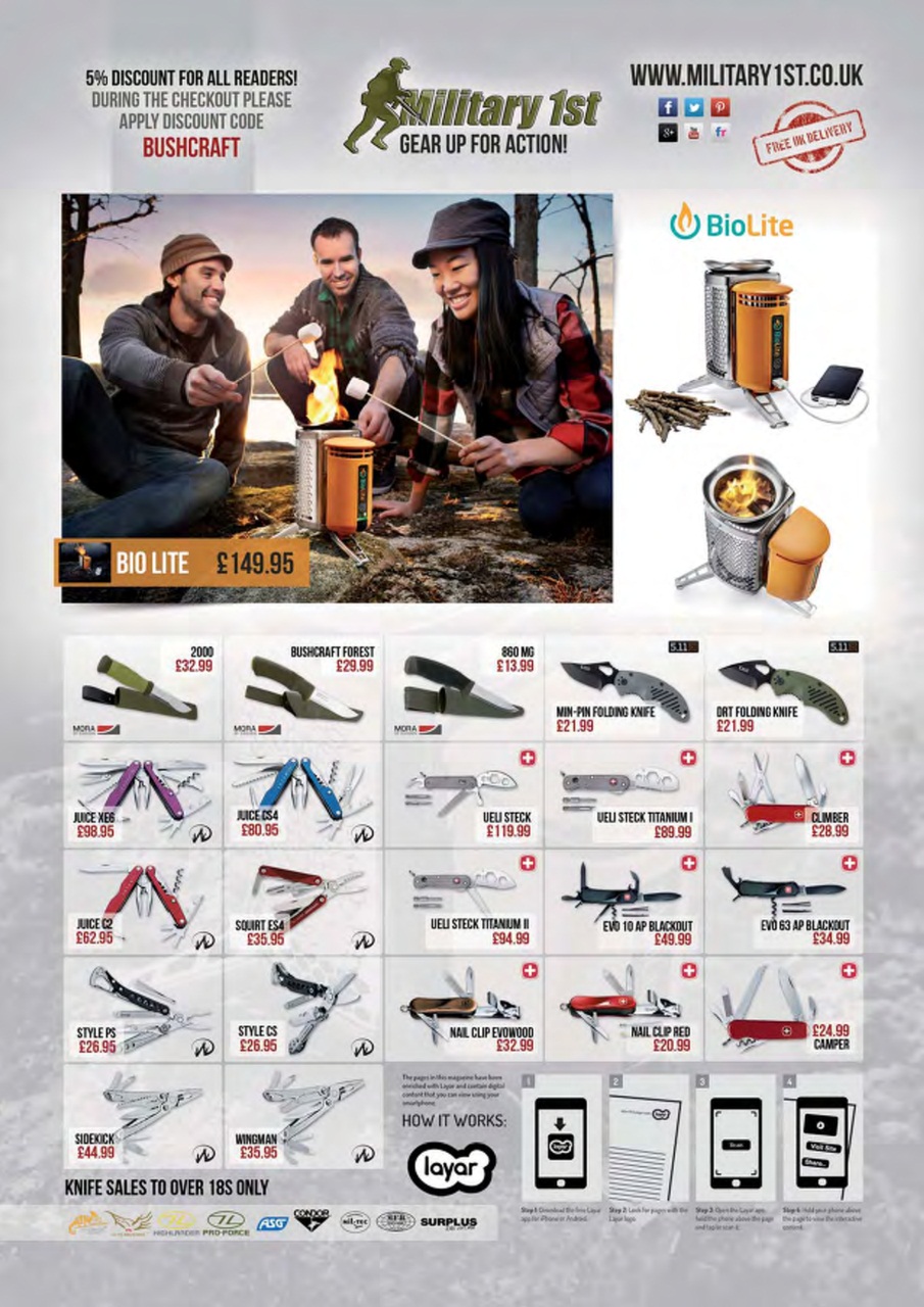 Bushcraft & Survival Skills Magazine Preview Pages