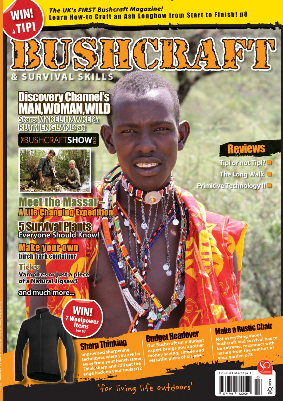 Bushcraft & Survival Skills Magazine Preview Pages
