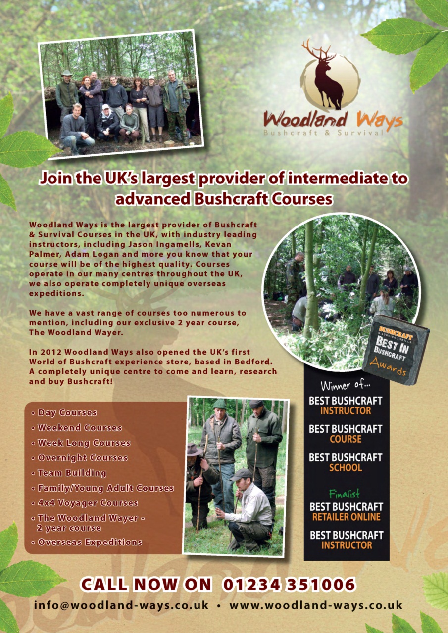 Bushcraft & Survival Skills Magazine Preview Pages