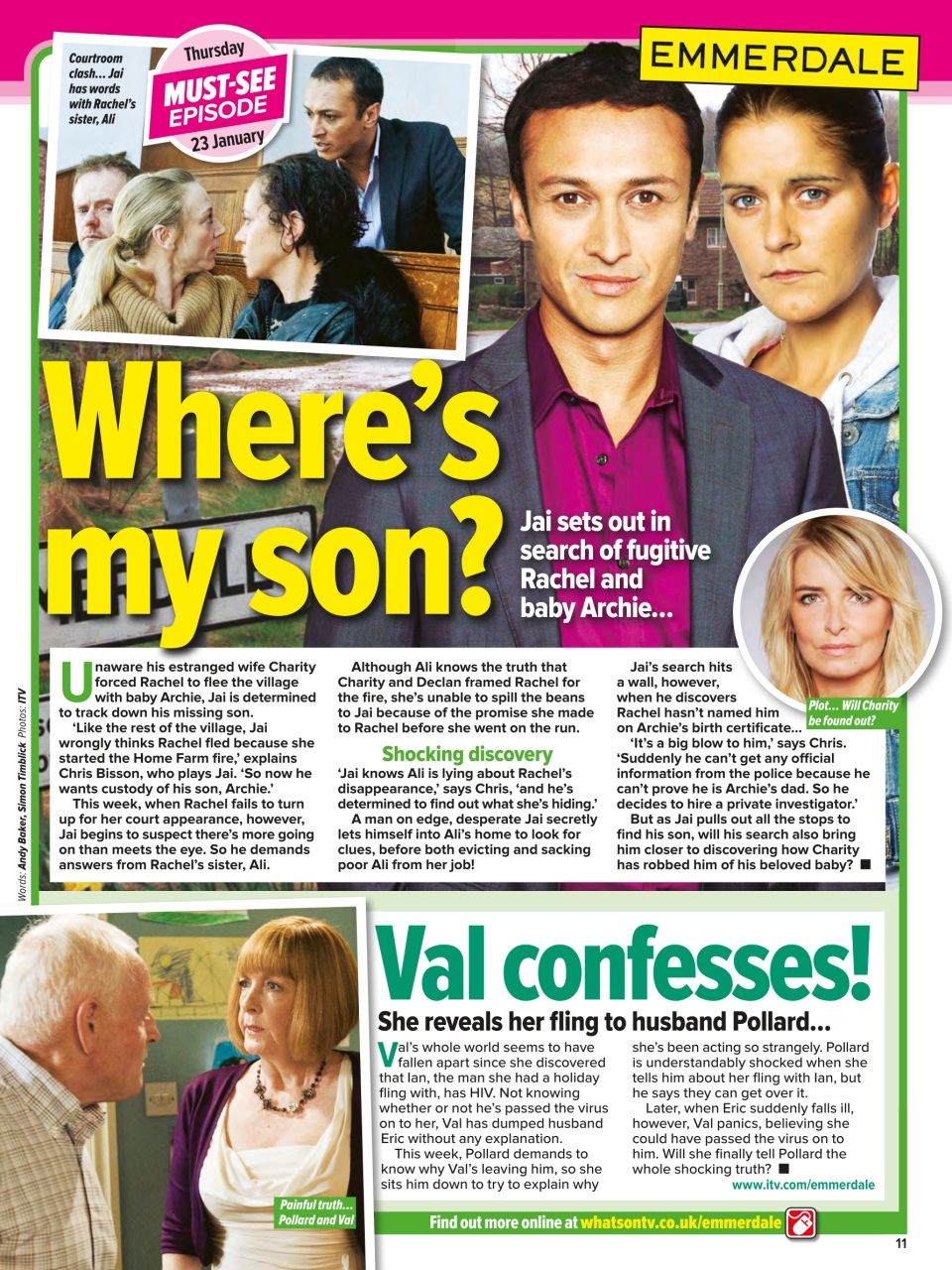 What's on TV Preview Pages