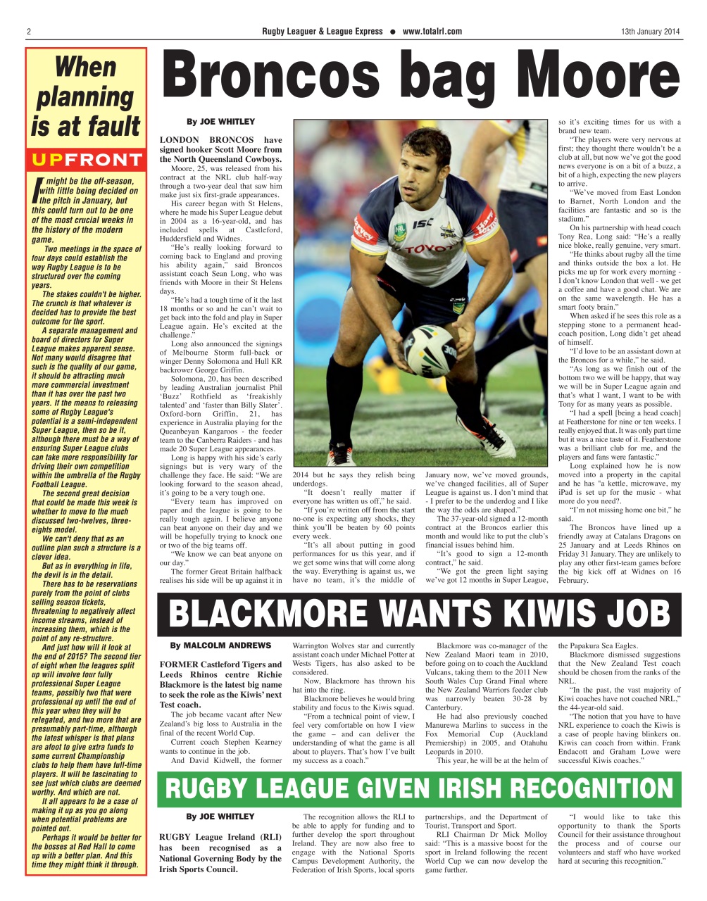 League Express Preview Pages