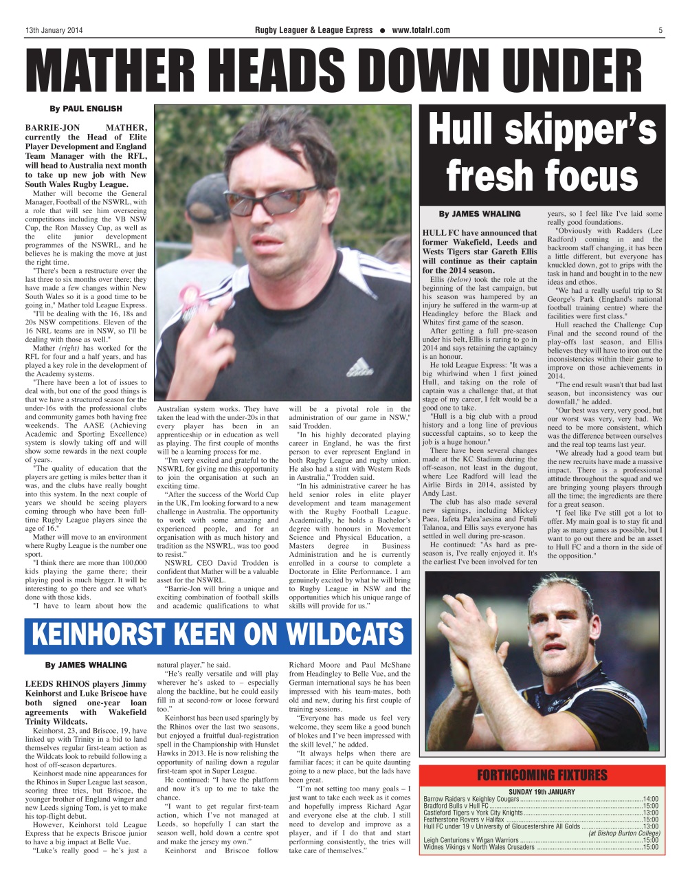 League Express Preview Pages