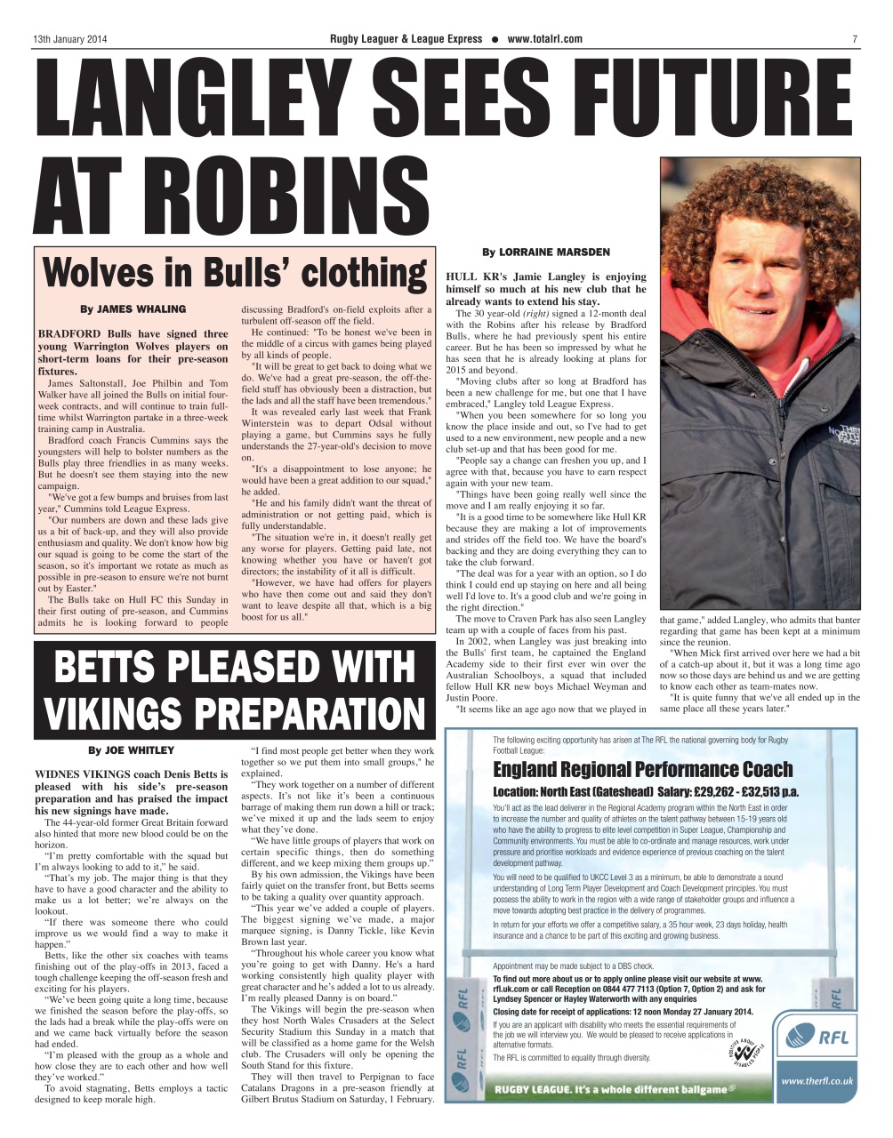 League Express Preview Pages