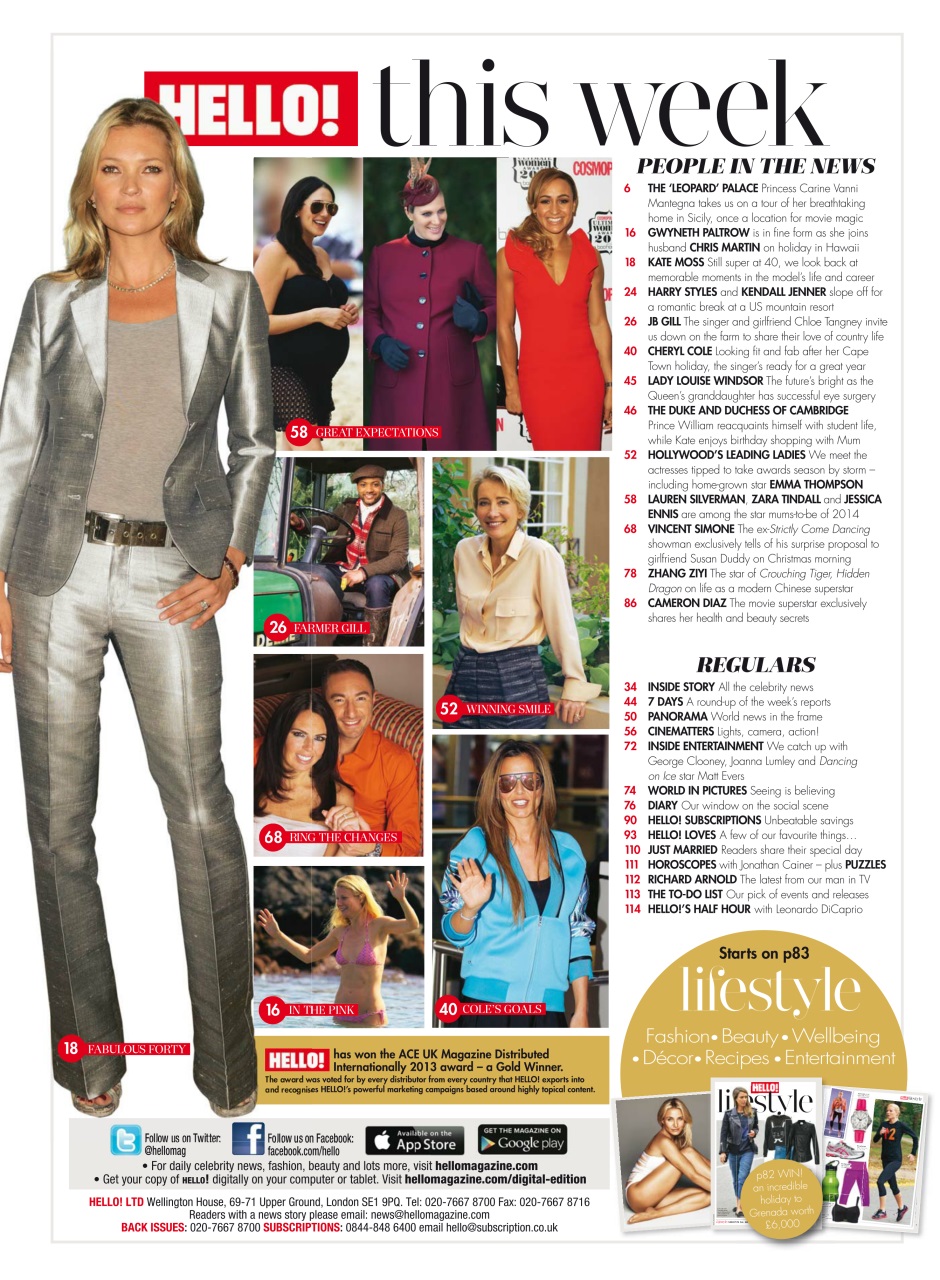 Hello! Magazine Preview Pages