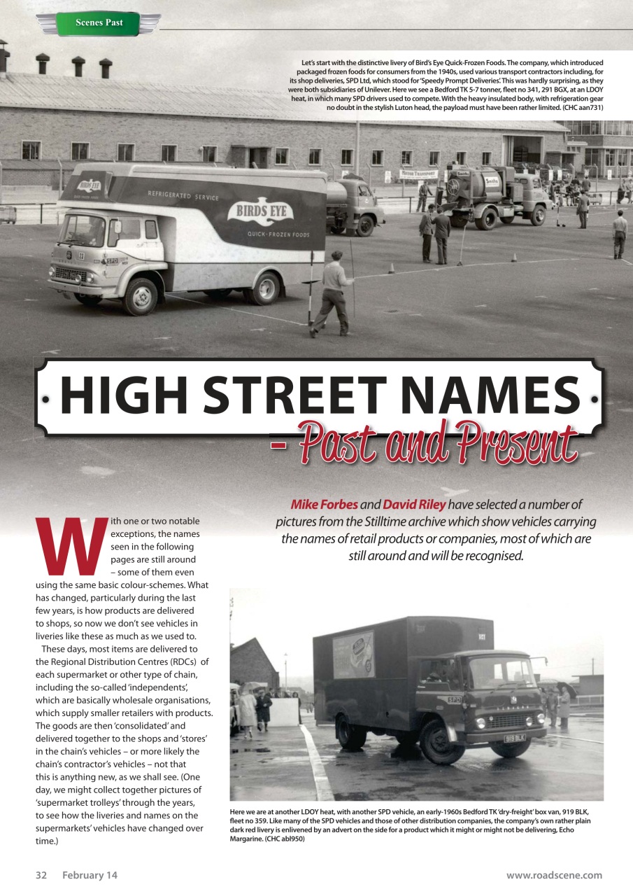Vintage Roadscene Preview Pages