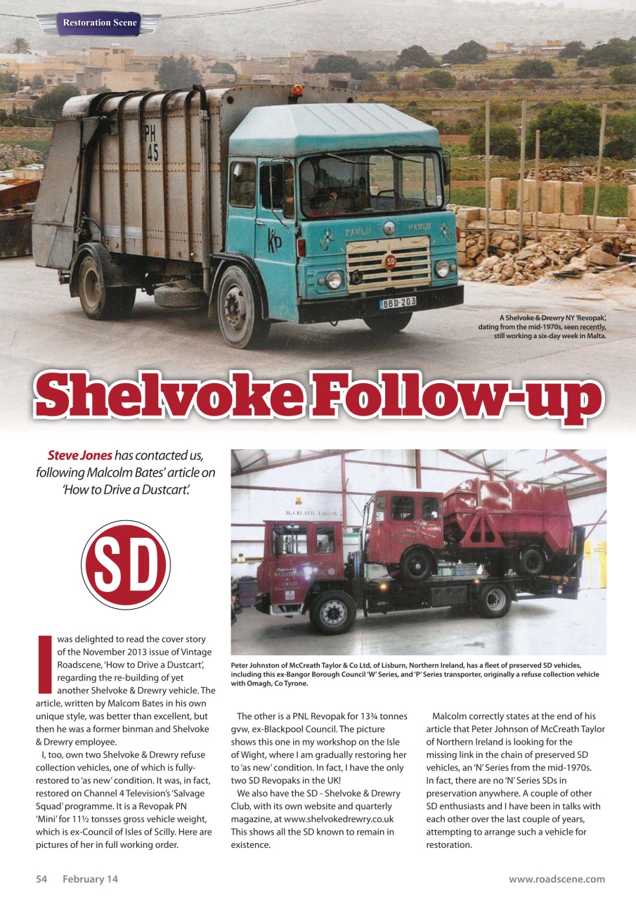 Vintage Roadscene Preview Pages