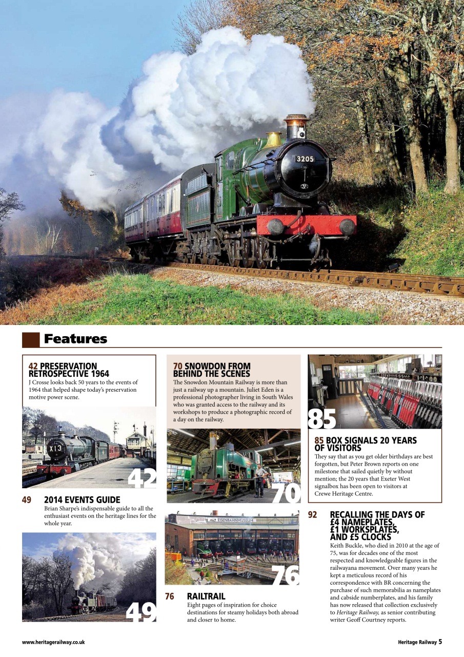 Heritage Railway Preview Pages