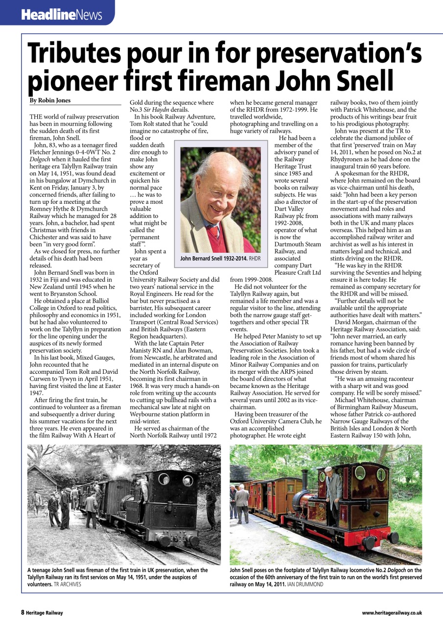 Heritage Railway Preview Pages