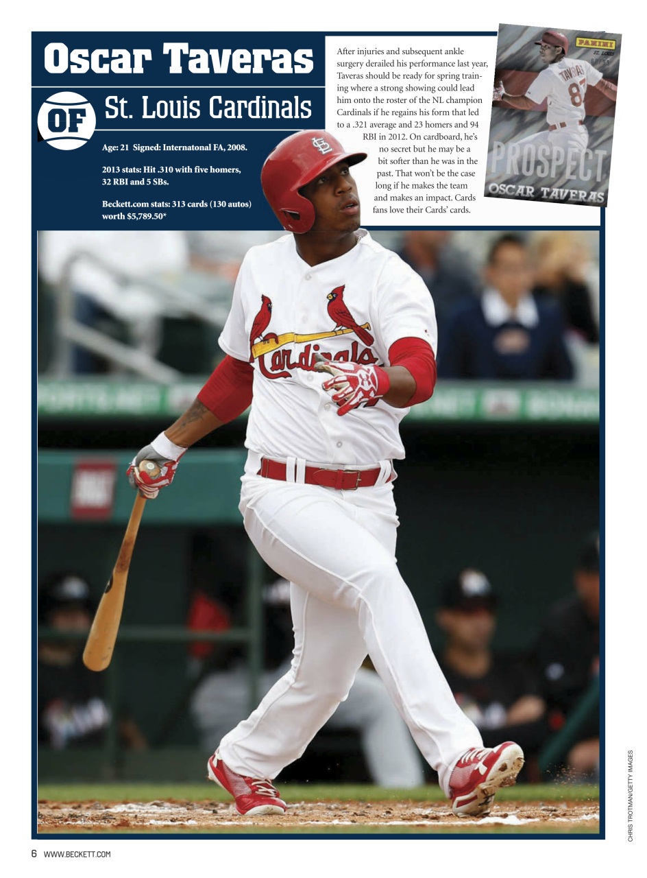Beckett Baseball Magazine Preview Pages