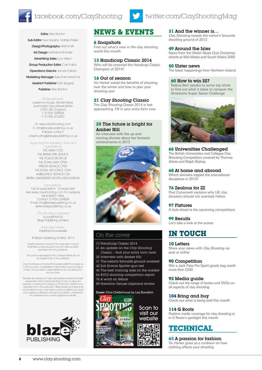 Clay Shooting Preview Pages
