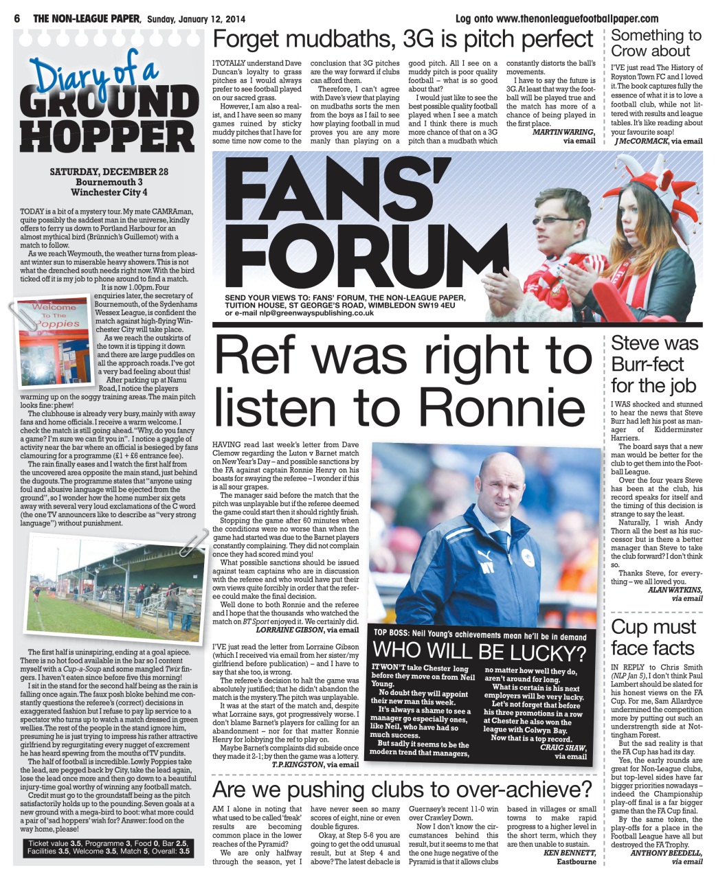 The Non-League Football Paper Preview Pages