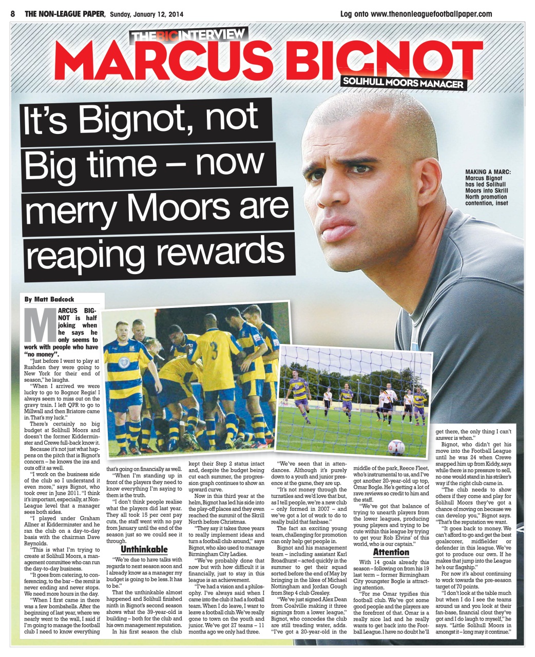The Non-League Football Paper Preview Pages