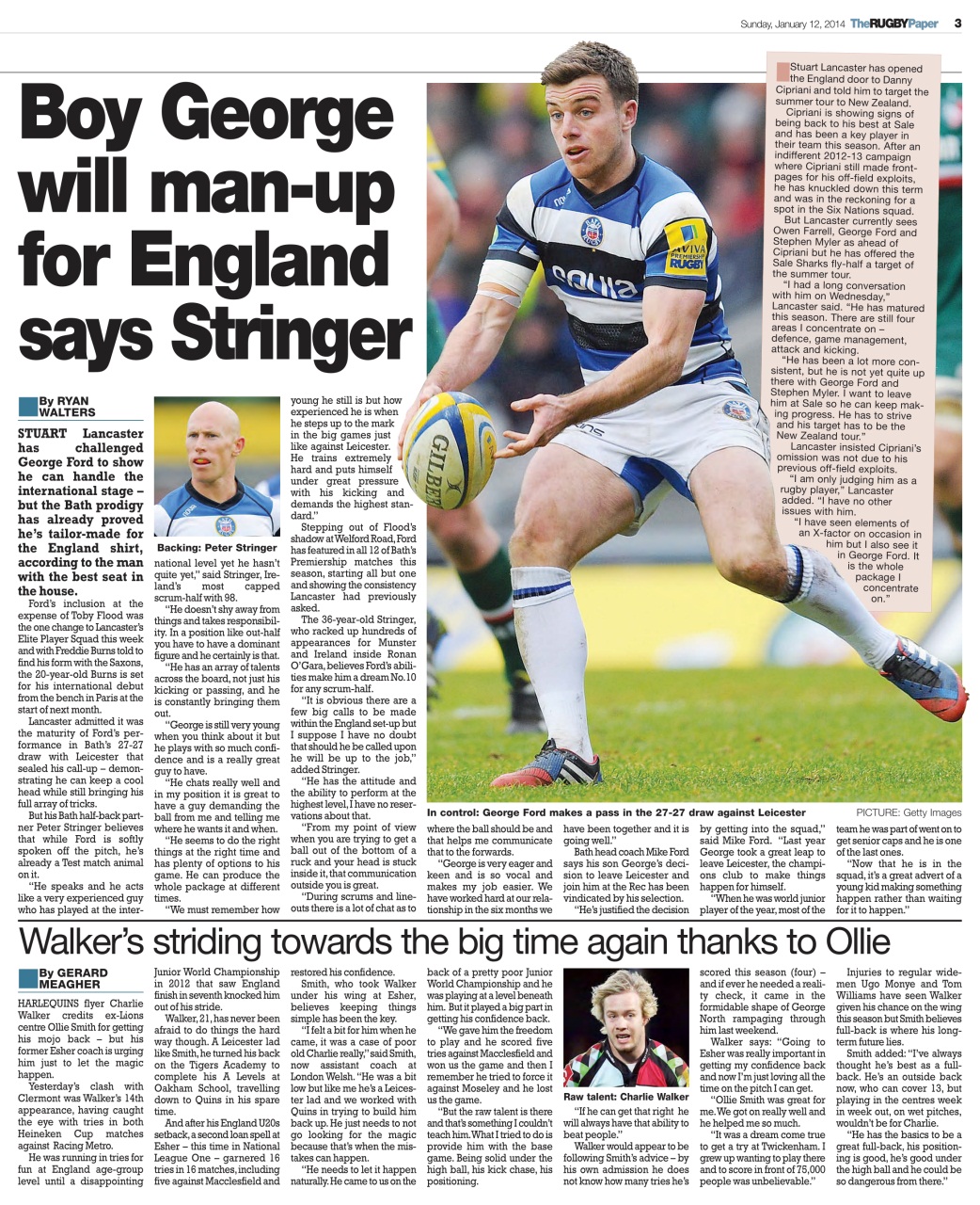 The Rugby Paper Preview Pages