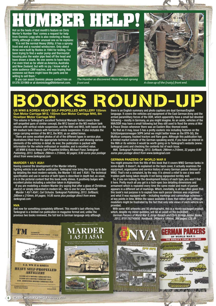 Classic Military Vehicle Preview Pages