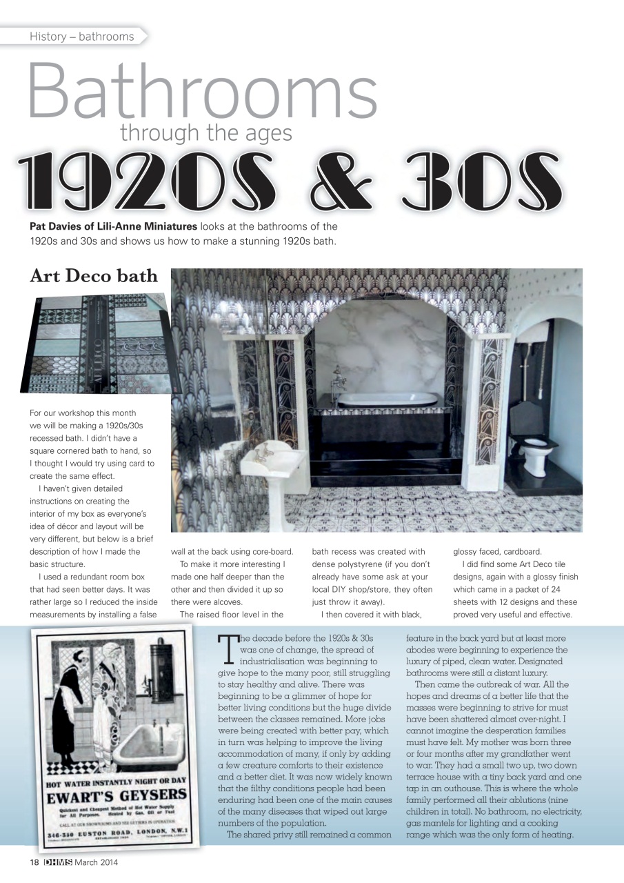 Dolls House and Miniature Scene Preview Pages