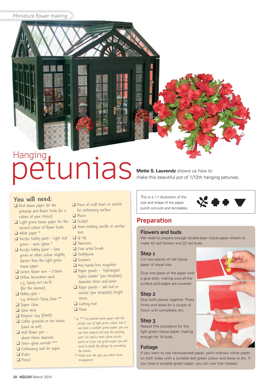 Dolls House and Miniature Scene Preview Pages