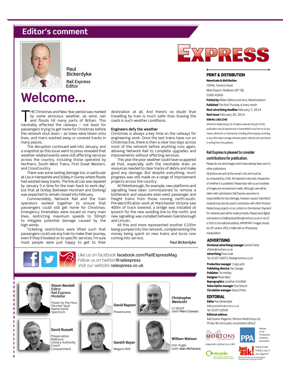 Rail Express Preview Pages