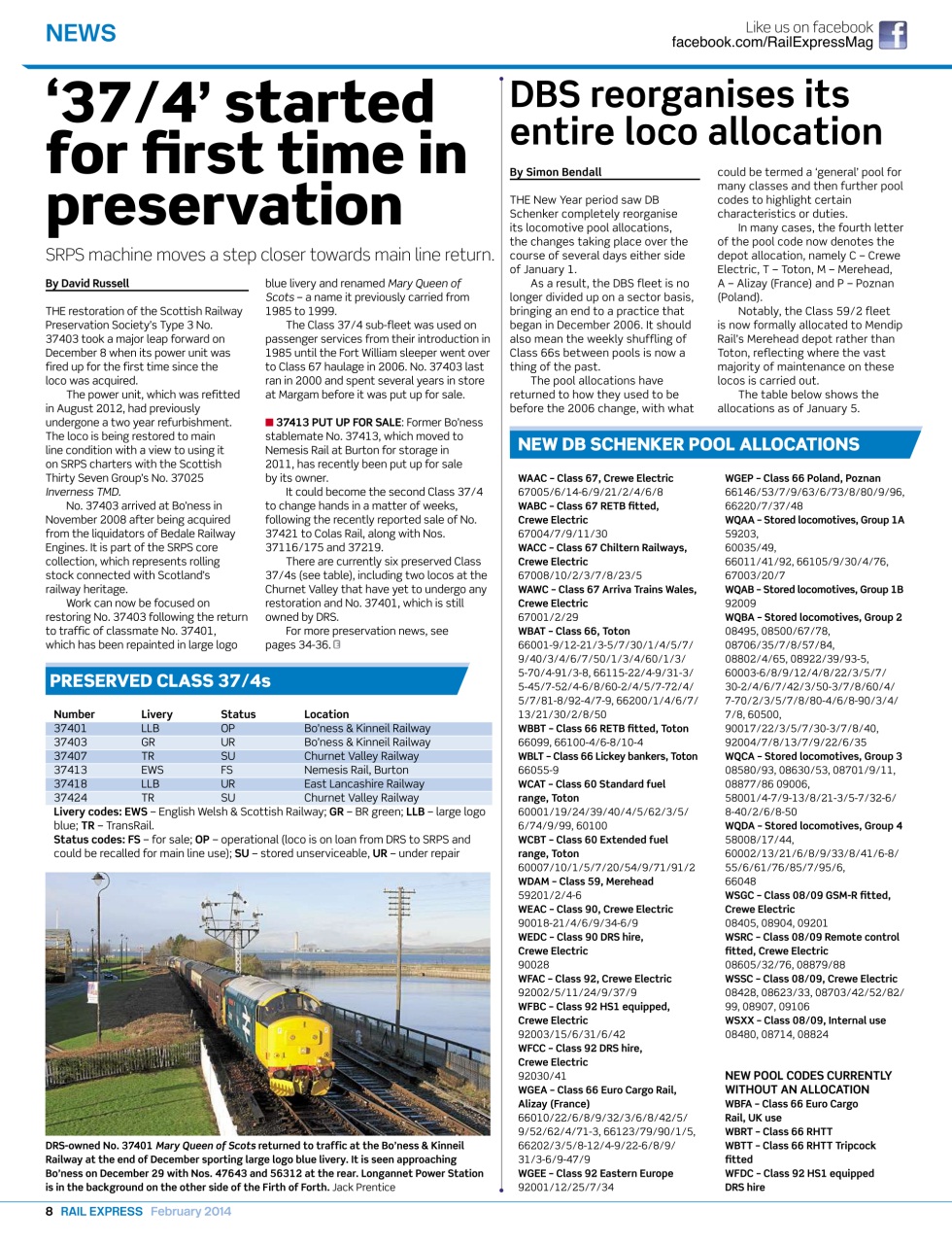Rail Express Preview Pages