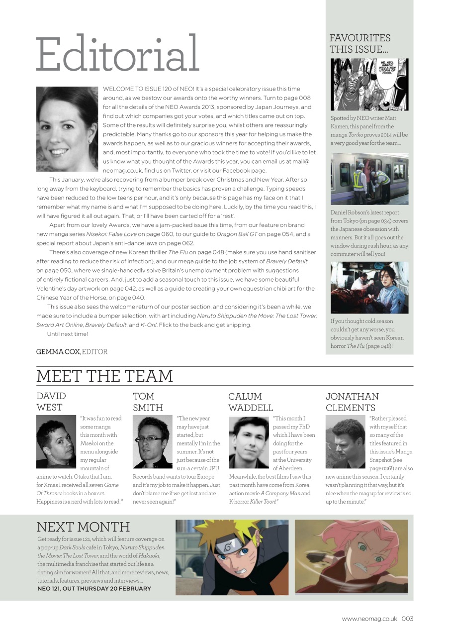 NEO Magazine Preview Pages