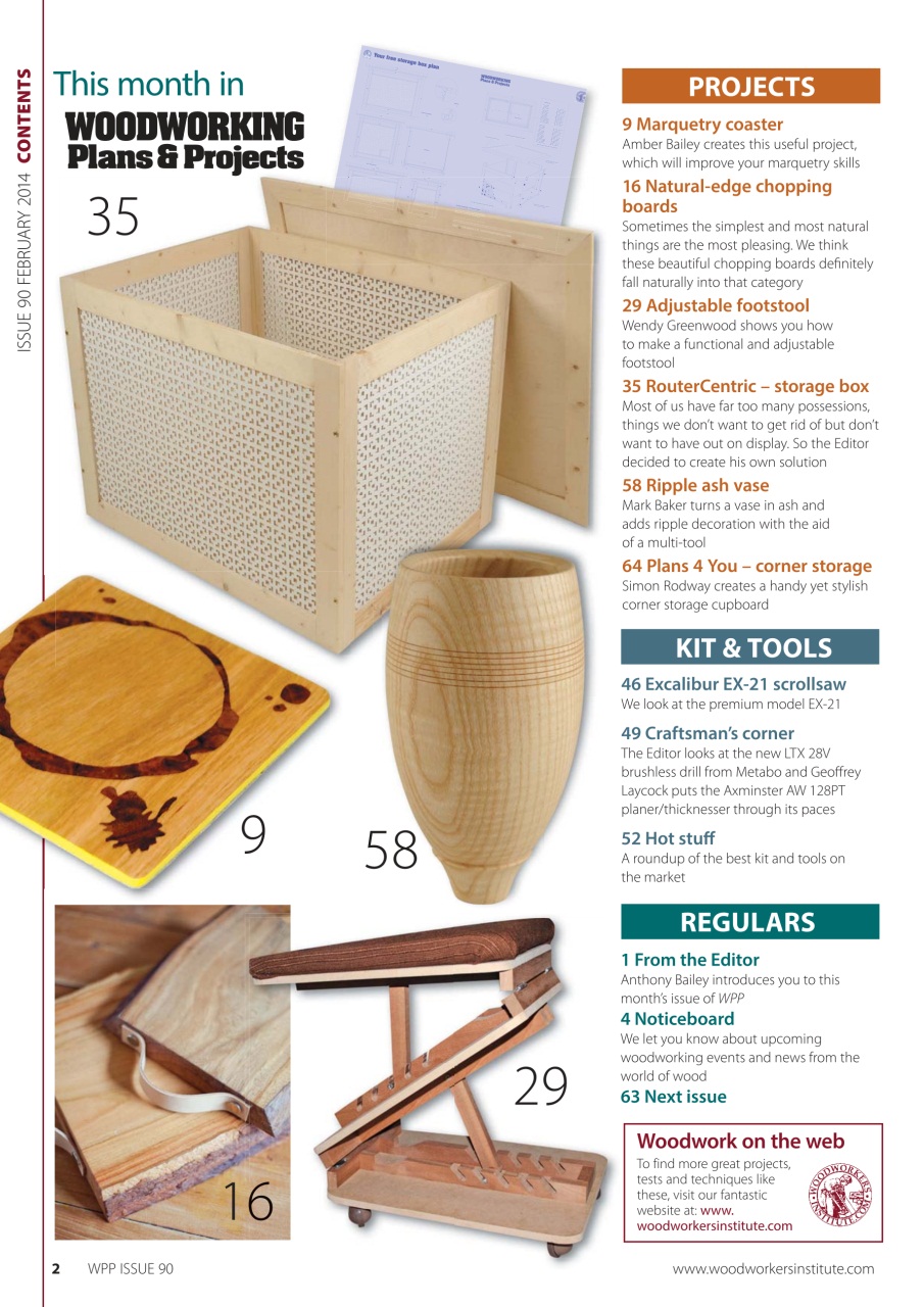 Woodworking Crafts Magazine Preview Pages
