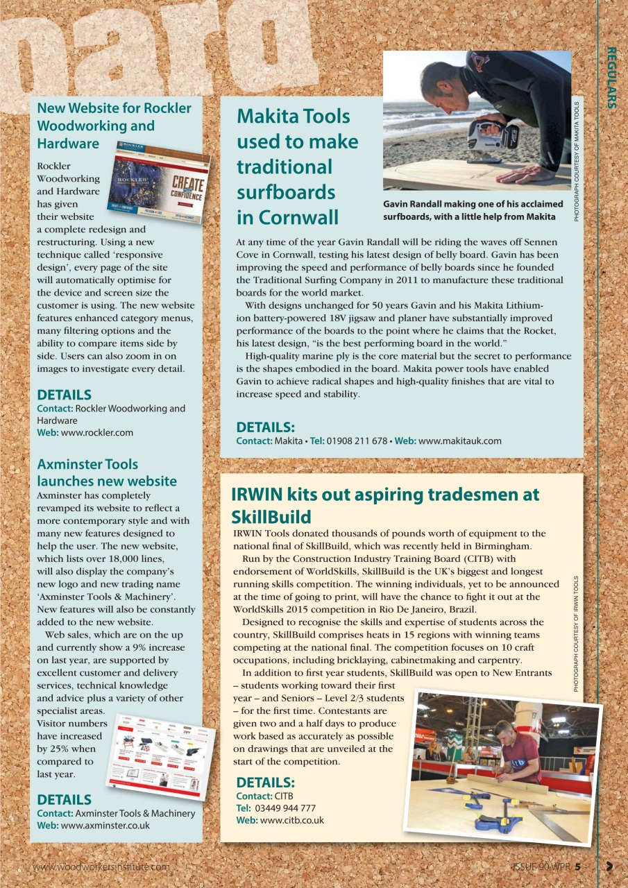 Woodworking Crafts Magazine Preview Pages