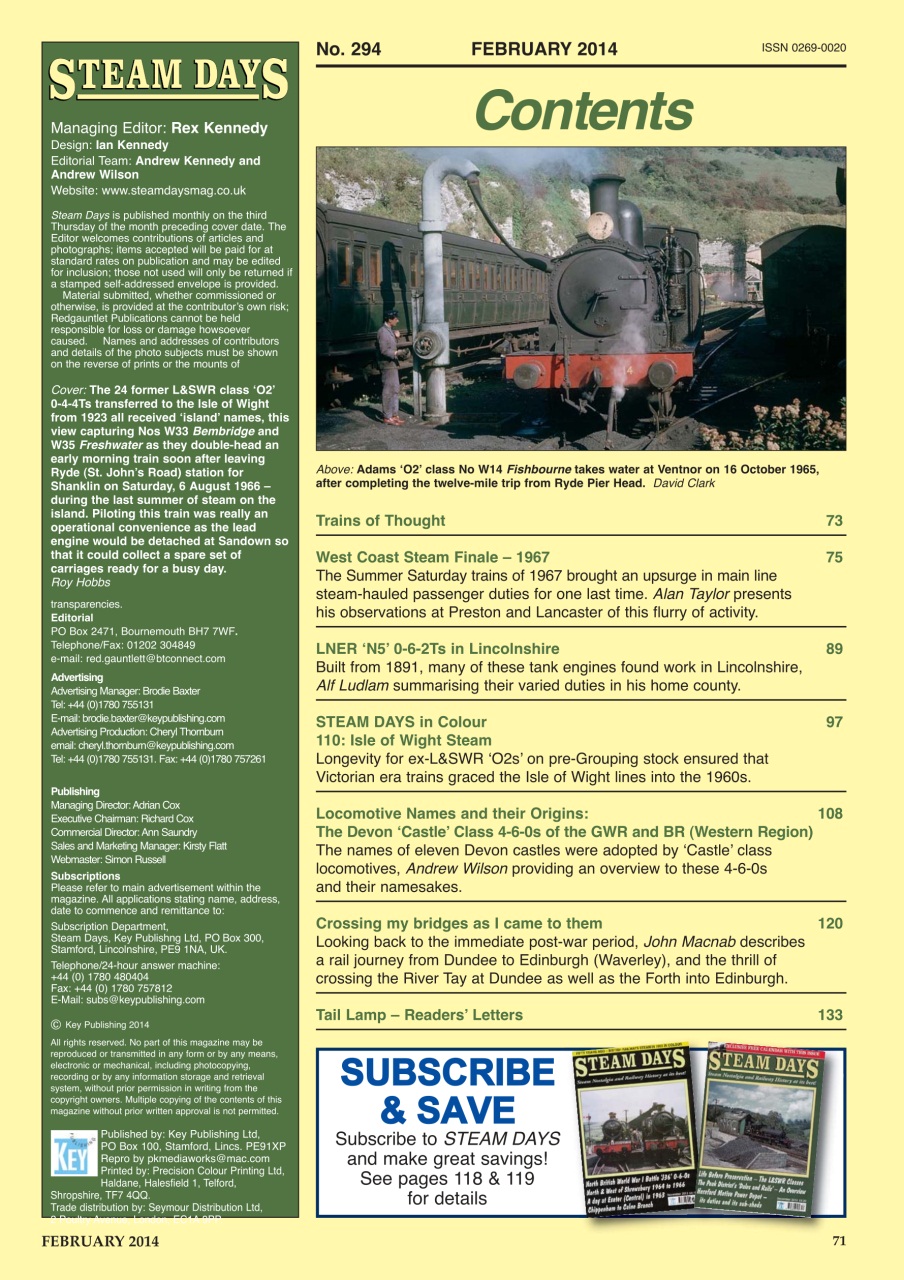 Steam Days Preview Pages