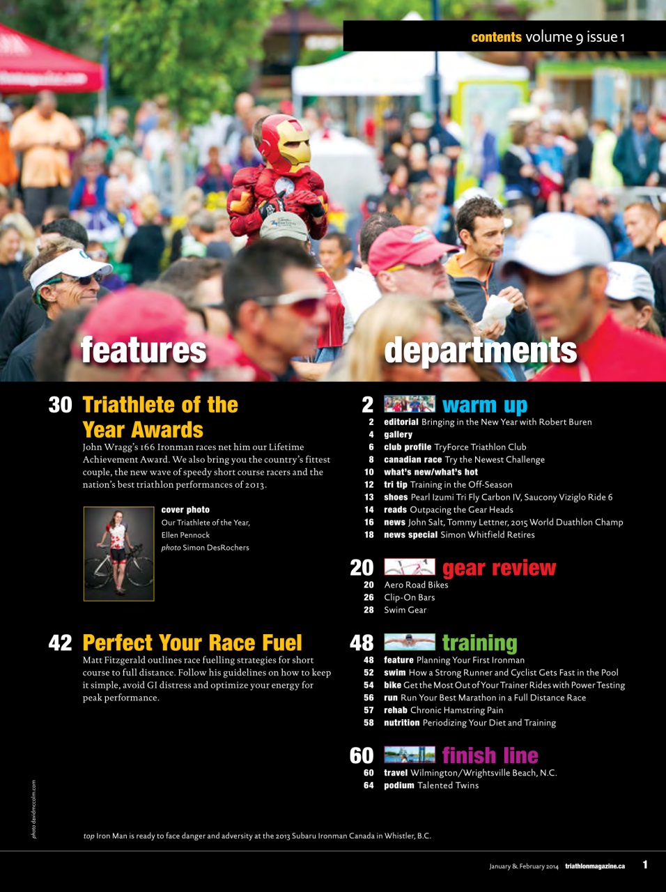 Triathlon Magazine Canada Preview Pages