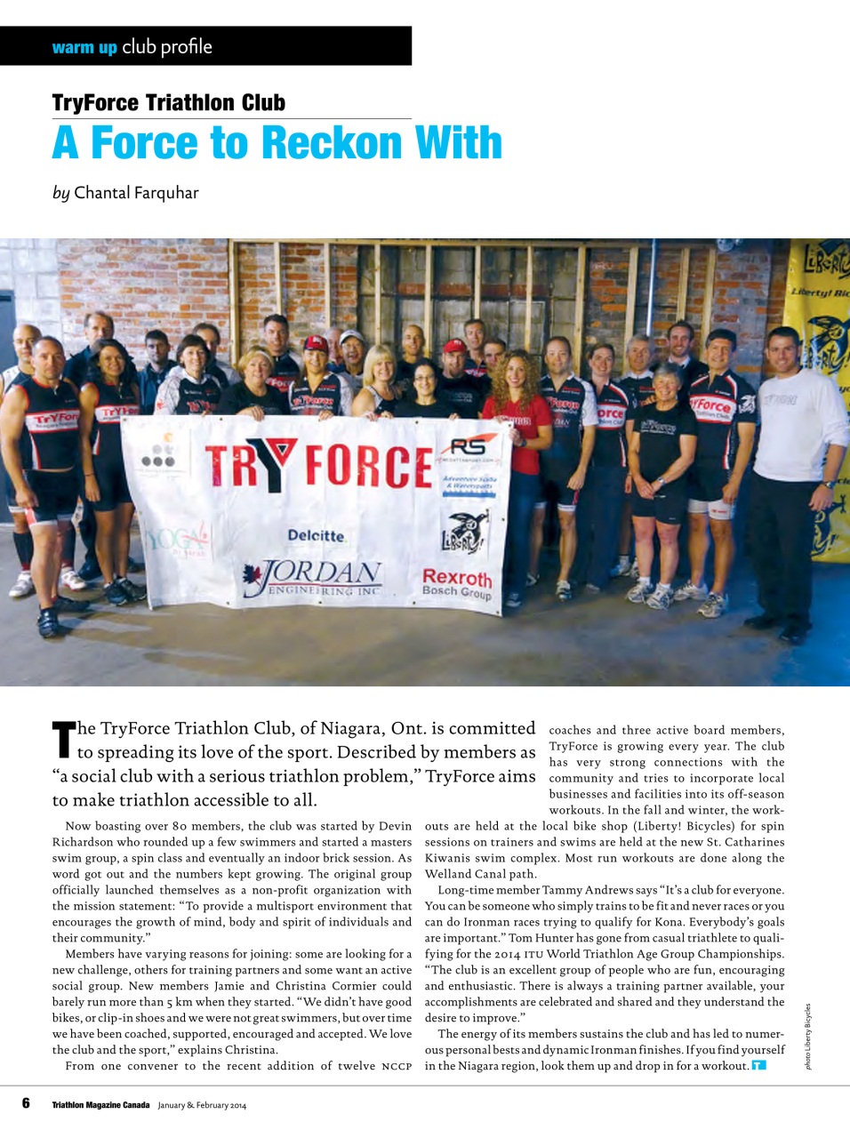 Triathlon Magazine Canada Preview Pages