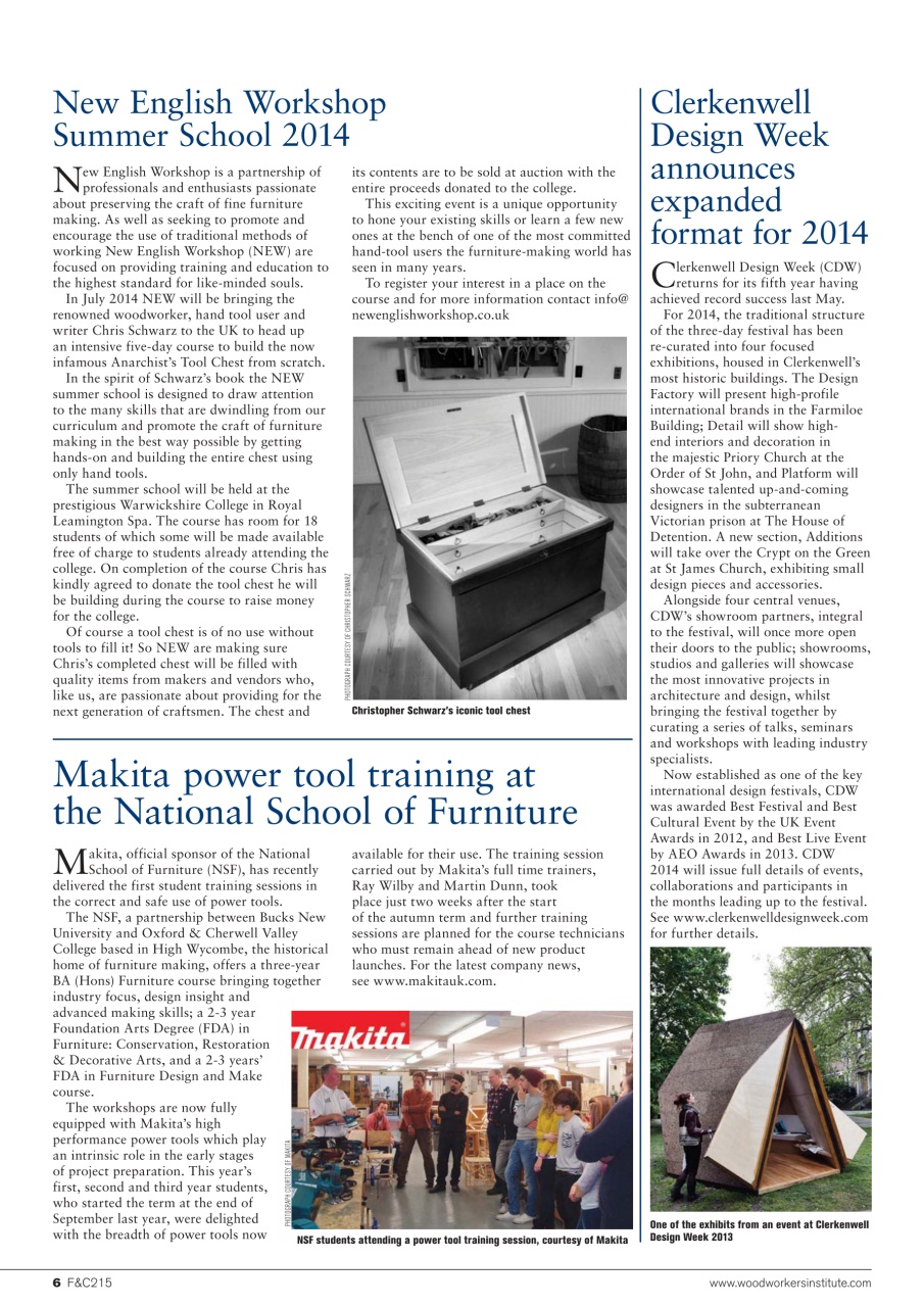 Furniture & Cabinetmaking Preview Pages