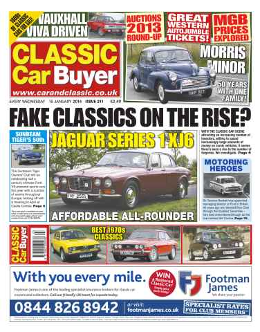 Classic Car Buyer issue No.211 Fake Classics On The Rise?