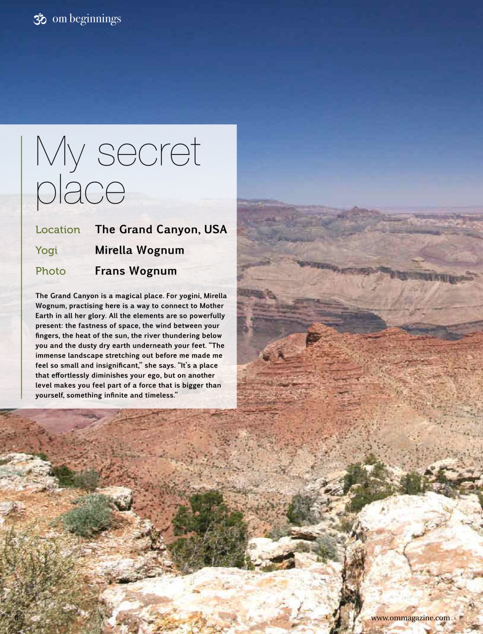 OM Yoga Magazine Preview Pages