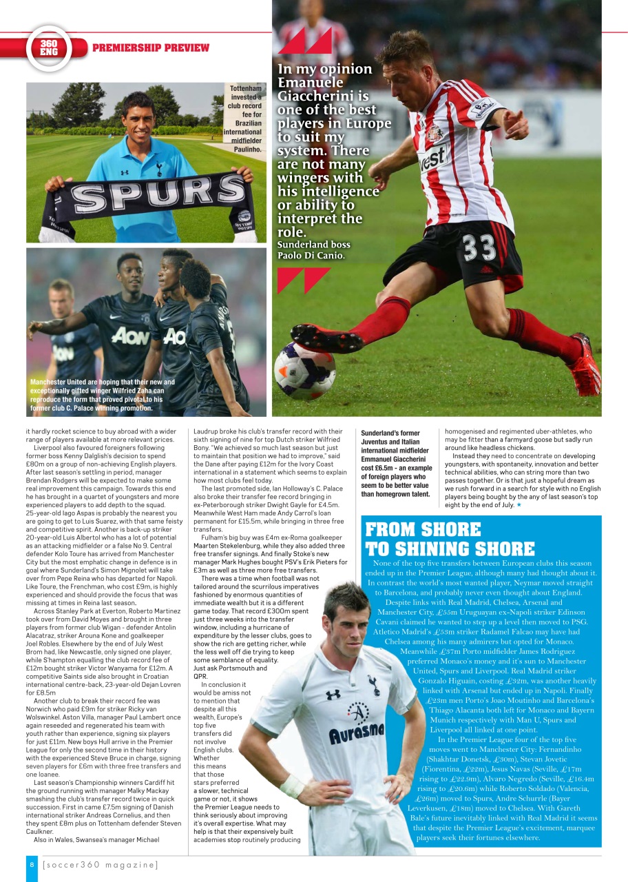 Soccer 360 Preview Pages