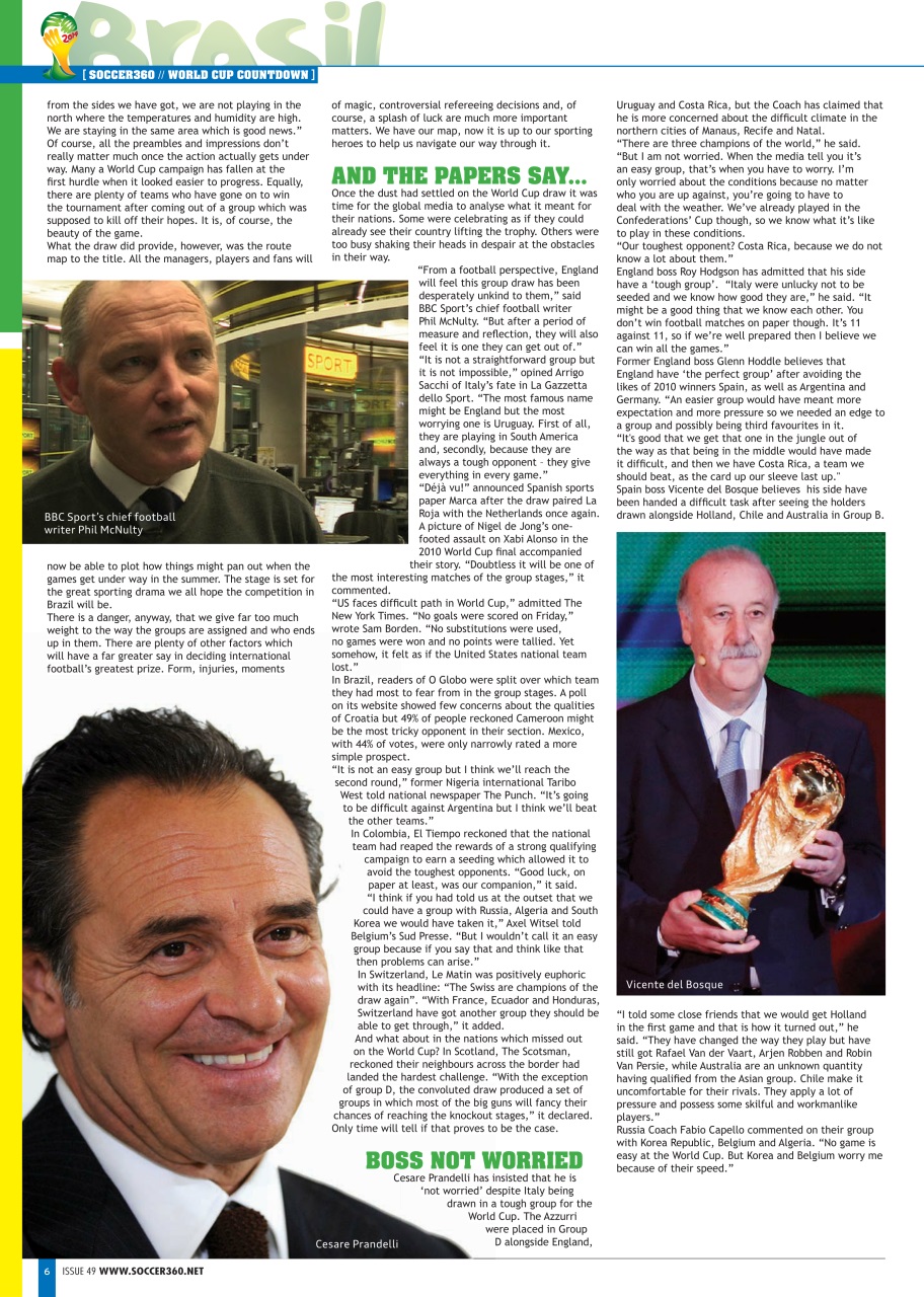 Soccer 360 Preview Pages