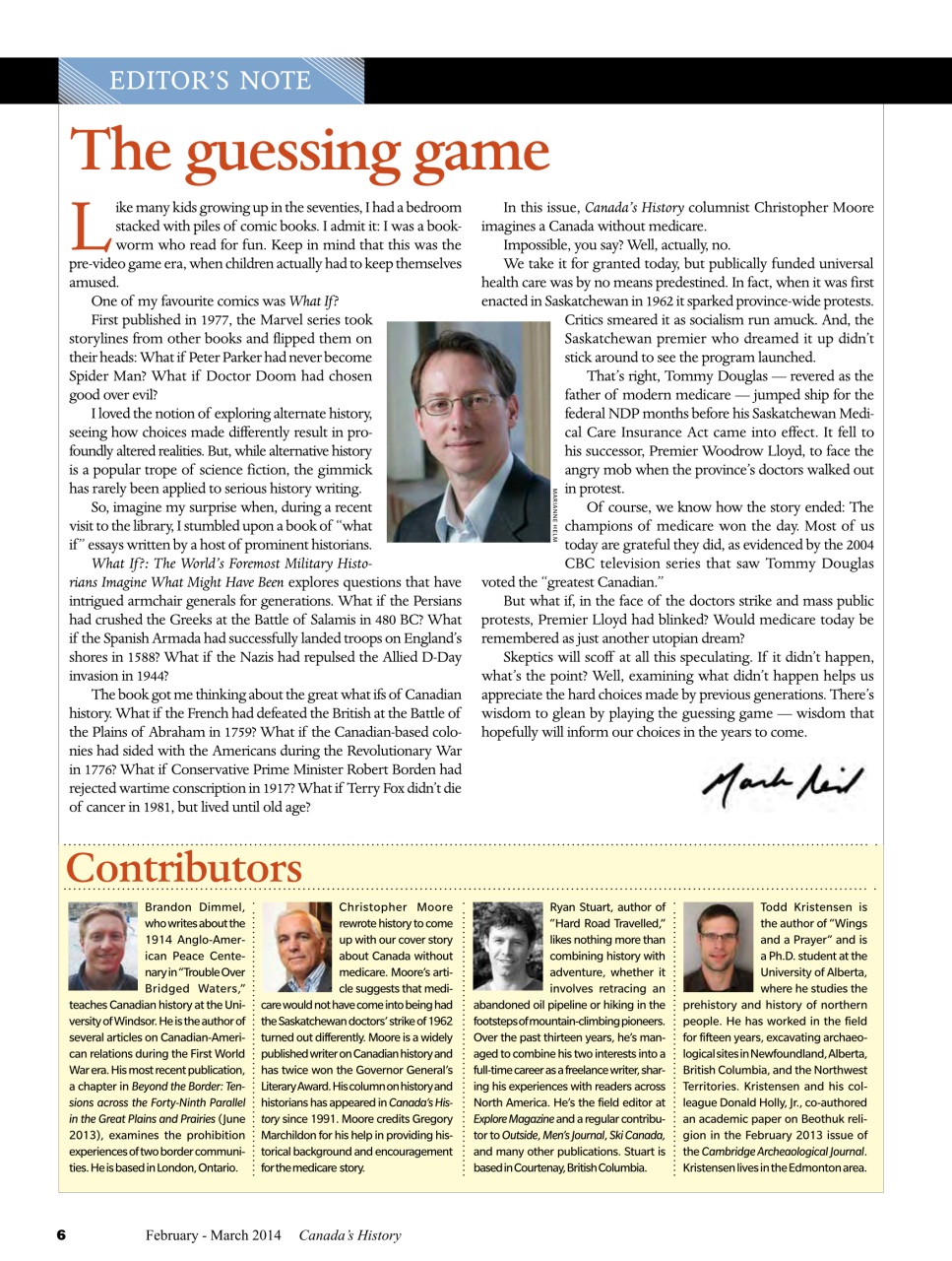 Canada's History Preview Pages