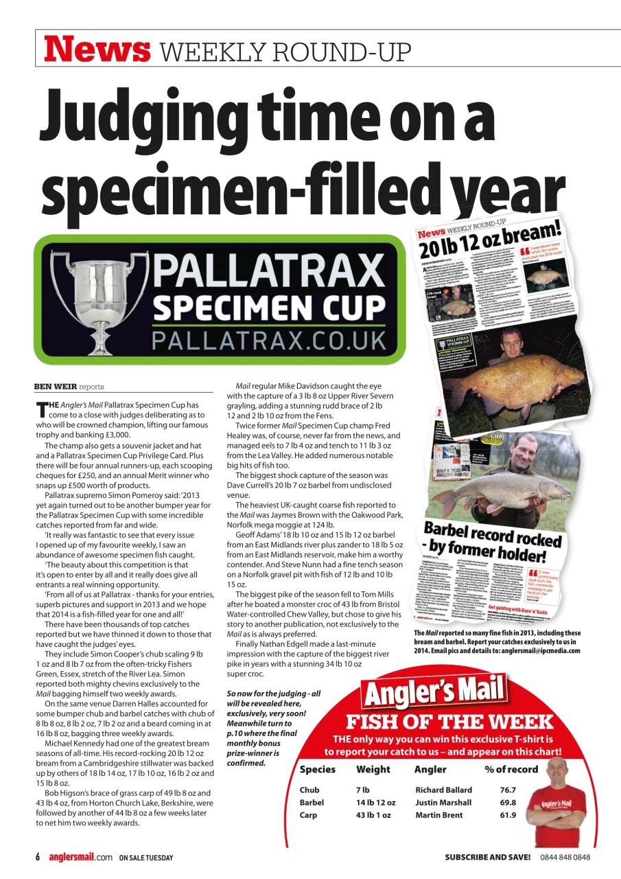 Anglers Mail Preview Pages