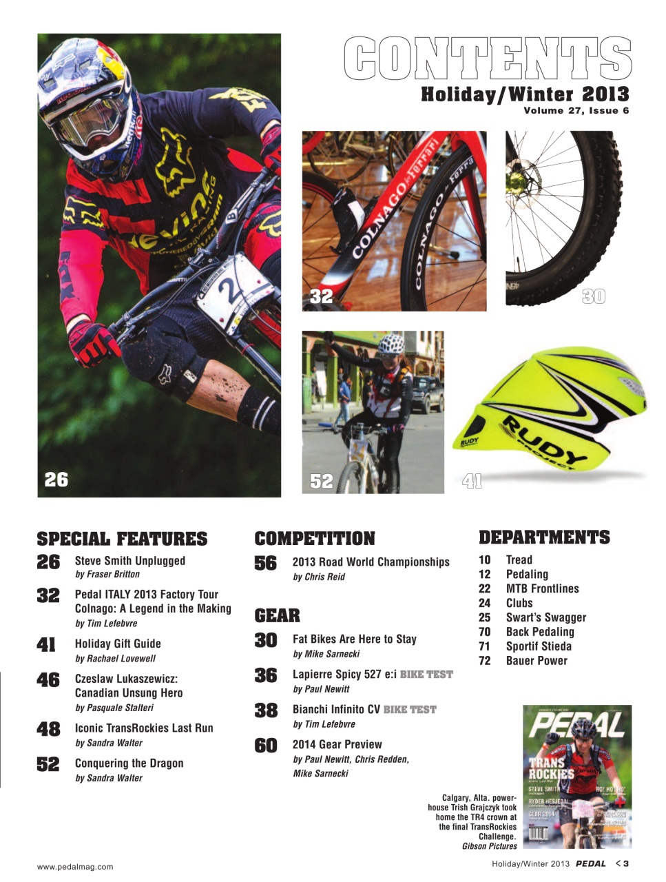 Pedal Magazine Preview Pages