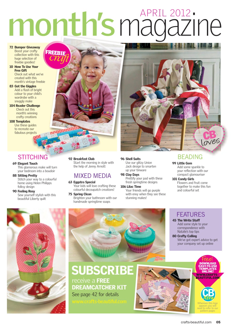 Crafts Beautiful Preview Pages