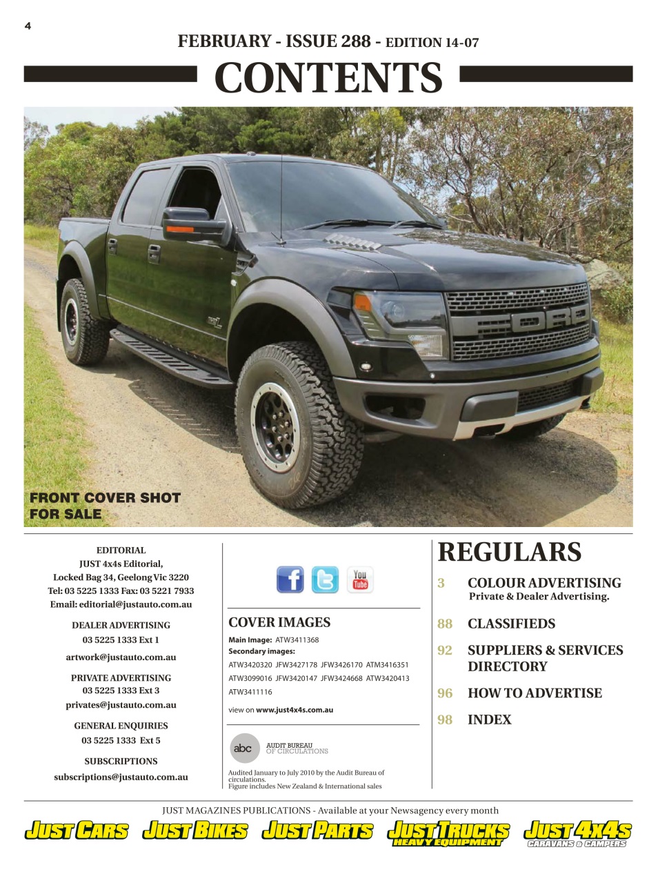 JUST 4X4S Preview Pages