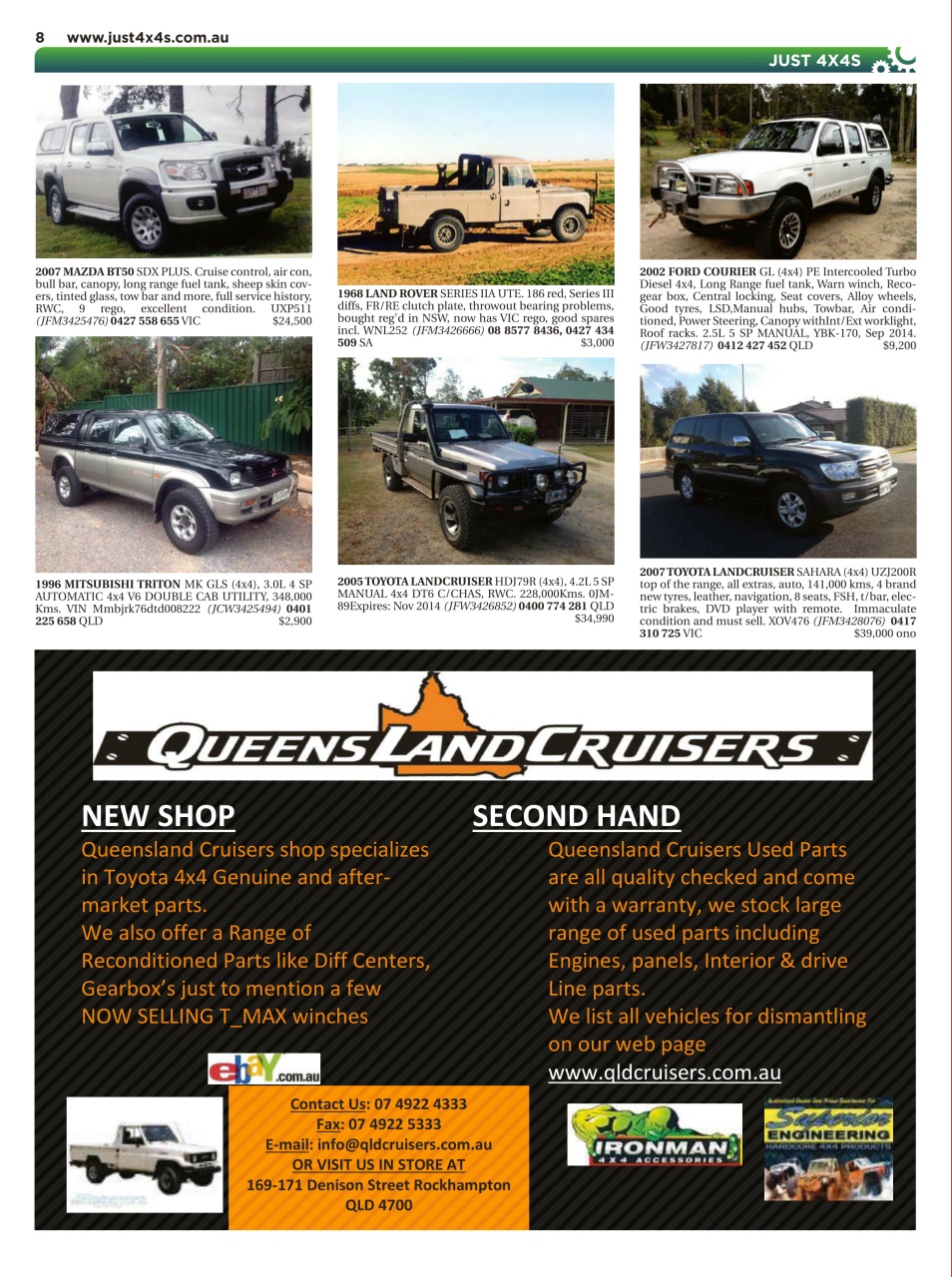 JUST 4X4S Preview Pages