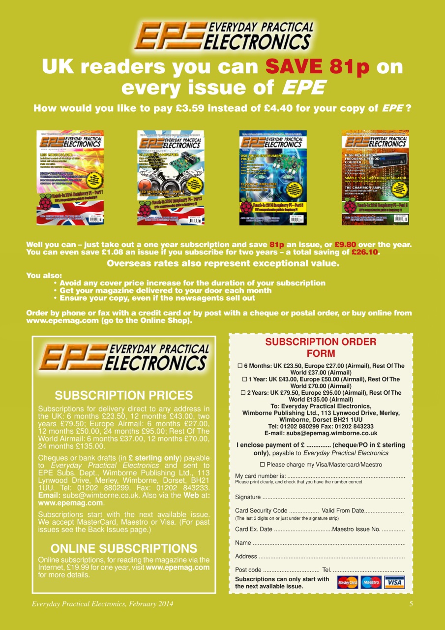 Practical Electronics Preview Pages