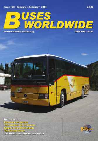 Buses Worldwide issue Issue 188 - Jan Feb 2014