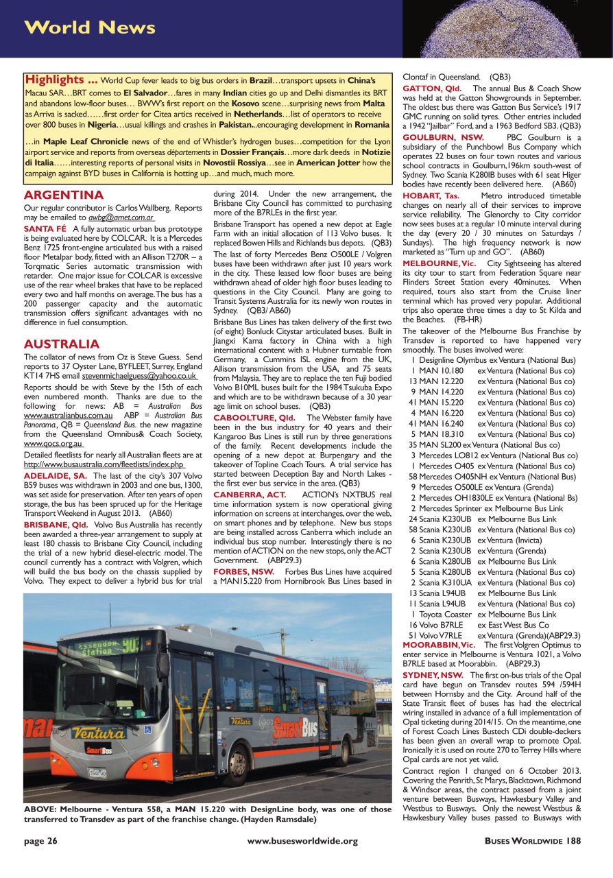 Buses Worldwide Preview Pages