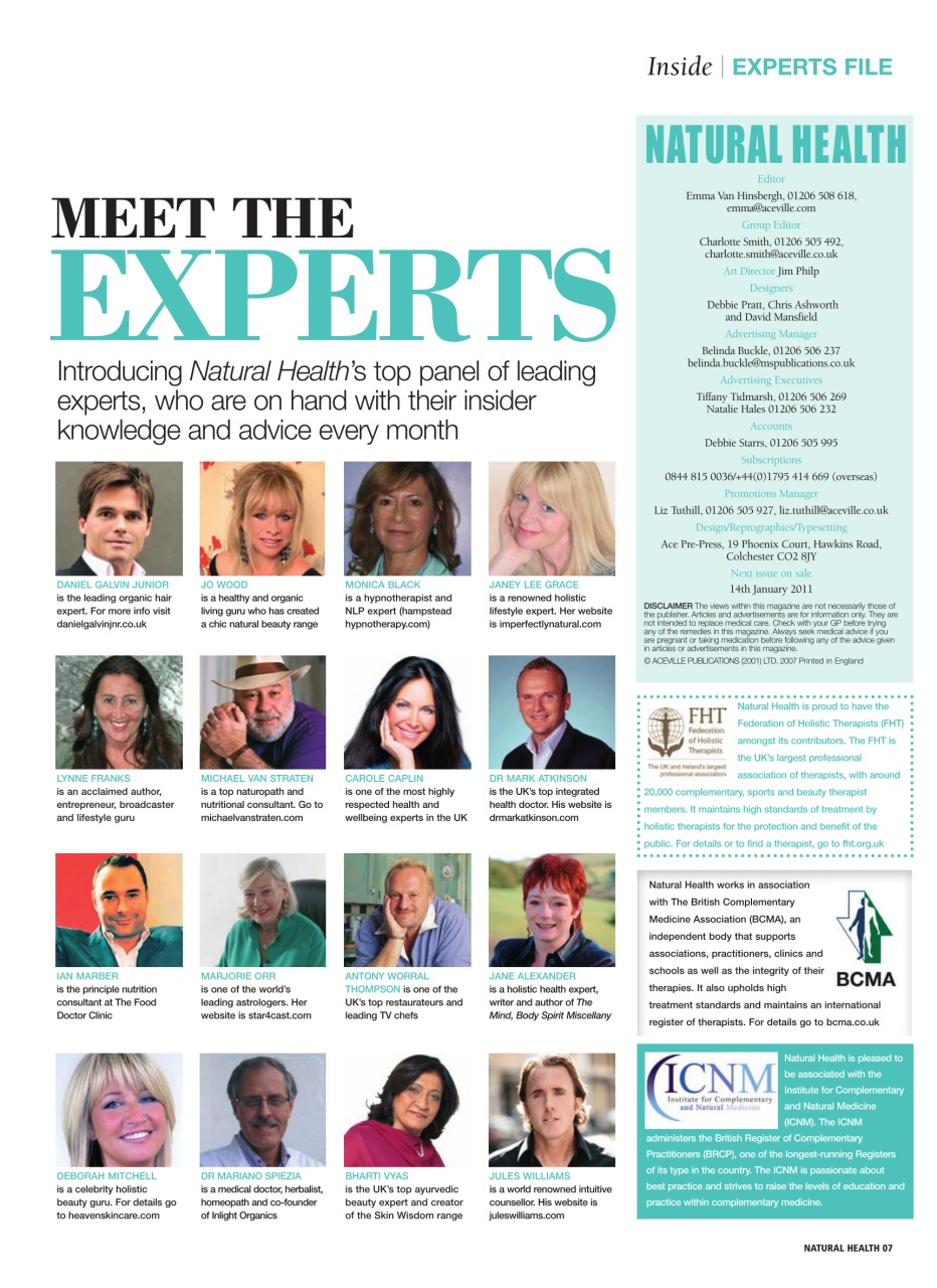 Natural Health Preview Pages